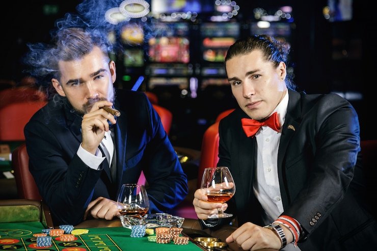 Tampilan meja European Roulette langsung di axl777 dengan dealer dan chip warna-warni